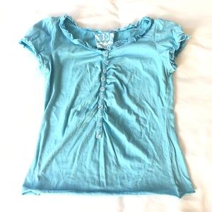 Yes brand super soft turquoise T-shirt